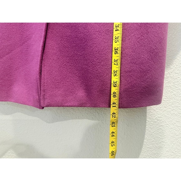 Boden Wool Cashmere Blend Magenta Coat Button Women US 14 - Picture 7 of 14
